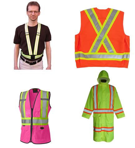 Safety clothing, its designs and materials.
